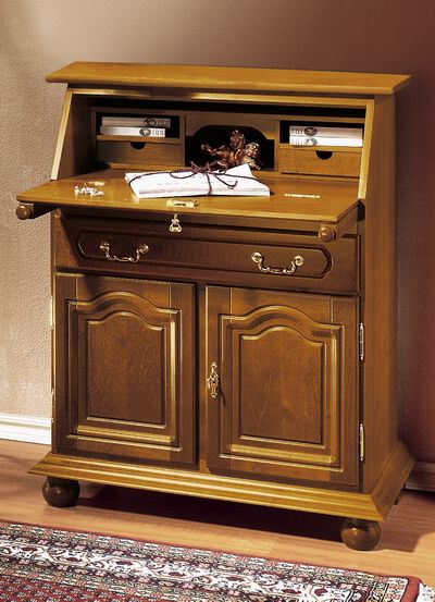 Sekret&auml;r mit Echtholzfurnier 