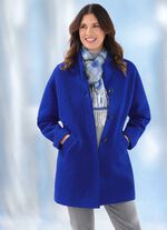 Jacke mit aparter Kragenl&ouml;sung 