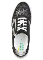 ELENA EDEN, bequeme Damen-Sneaker, Weite H, mit herausnehmbarem Fussbett SCHWARZ