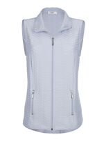 Shirtweste mit Stehkragen 