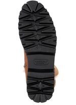 Waldl&auml;ufer Stiefelette mit kuscheligem Kragen aus Lammfell BRAUN