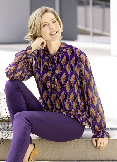 Fabelhafte Bluse mit Bindeband 