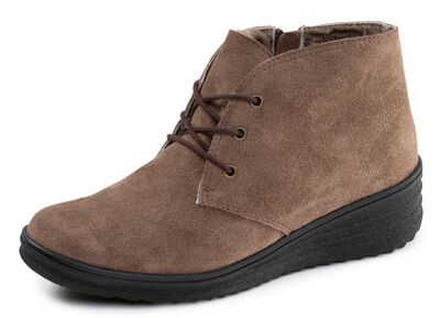 ELENA EDEN, gef&uuml;tterte Damen-Boots, Winterschuhe, mit Lammfell 