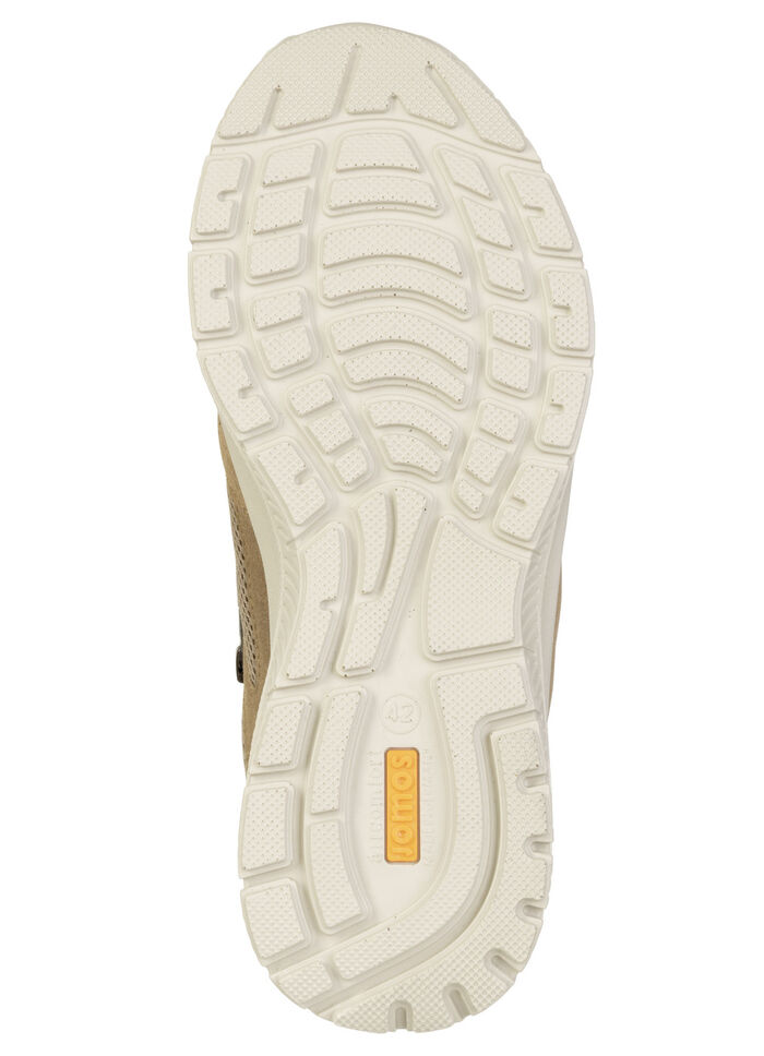 Sportliche Herren-Schnürschuhe, Weite H, mit herausnehmbarem Fussbett BEIGE