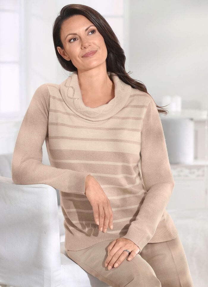 Pullover in sehr weicher Qualit&auml;t mit Kaschmir 