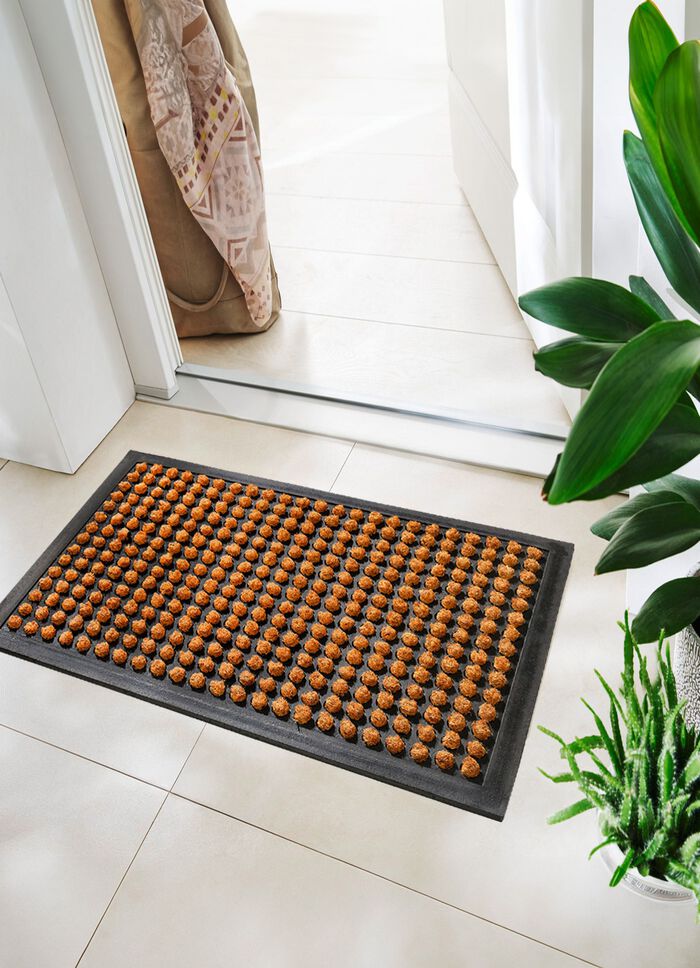 Kokos-Fussmatte mit rutschfestem Gummir&uuml;cken 