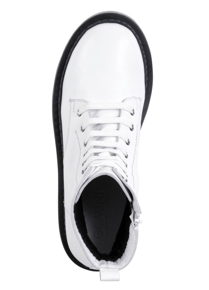 Gemini Schn&uuml;r-Stiefelette aus weichem Rind-Nappaleder 