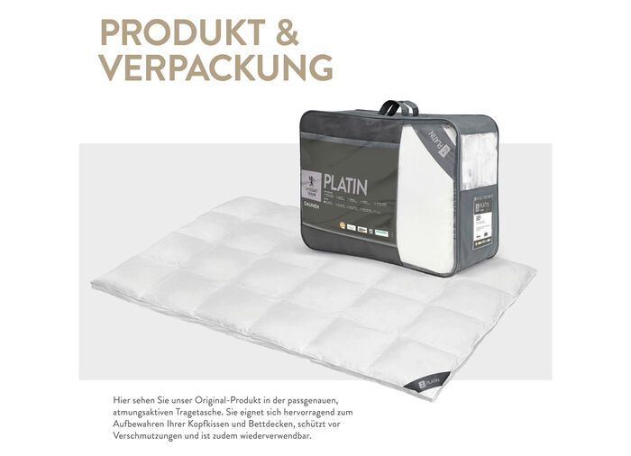 Daunenprogramm Platin von Spessarttraum WEISS