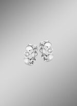 Edle Klappcreolen mit Zirkonia 