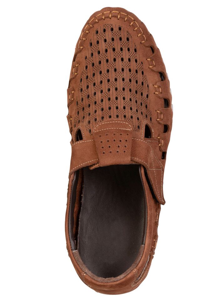 Sommerliche Herren-Slipper, mit herausnehmbarem Fussbett 