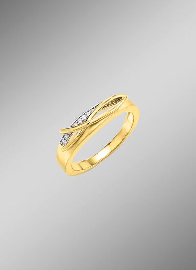 Damenring mit Zirkonia 