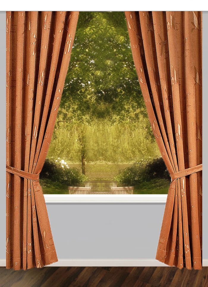 Tag/Nachtvorhang-Garnitur in verschiedenen Farben BRAUN