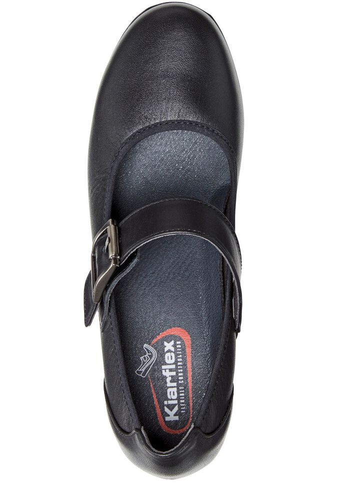 ELENA EDEN, schicke Damen-Pumps, Weite G, mit herausnehmbarem Fussbett SCHWARZ