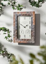 Aussenwanduhr im Mosaik-Stil 