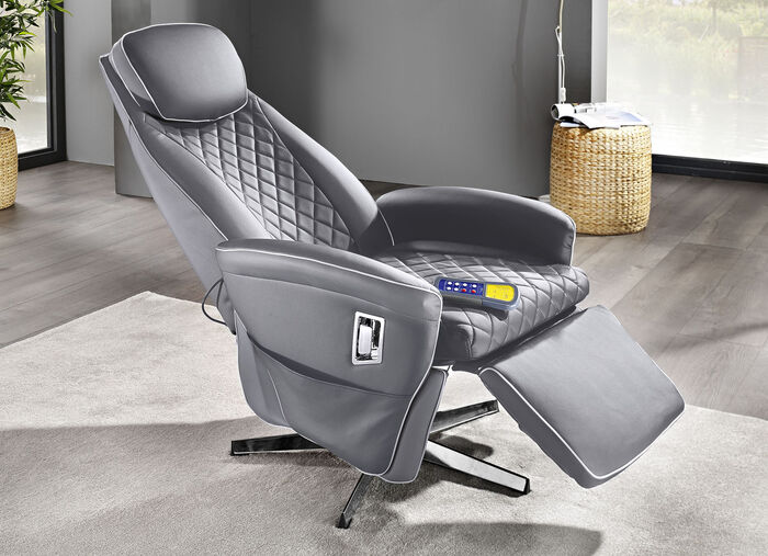 Massagesessel mit Wärmefunktion GRAU