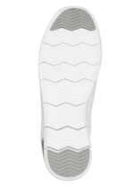 ELENA EDEN, bequeme Damen-Sneaker, Weite G, mit herausnehmbarem Fussbett WEISS-SILBER