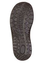 GINO GALANTE, klassische Herren-Pantoletten, mit Klettverschluss COGNAC