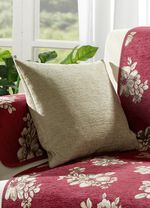 Kissenbezug in Chenille-Qualit&auml;t BEIGE
