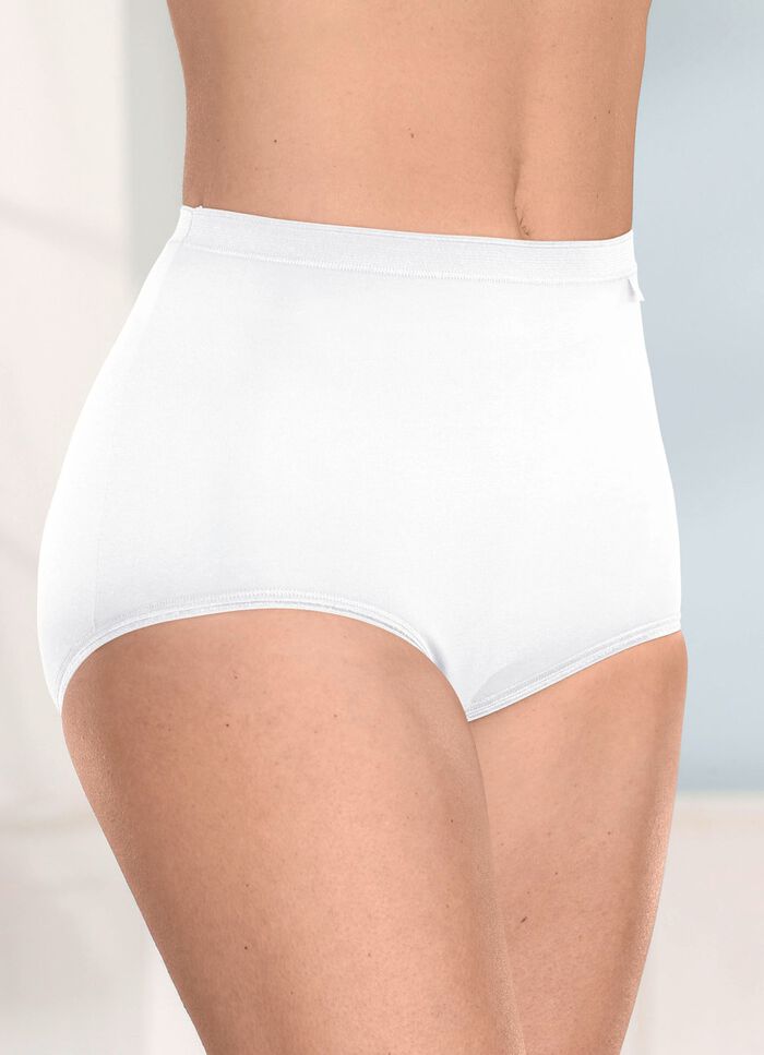 brio lingerie F&uuml;nferpack Slips mit dezent gl&auml;nzenden Abschl&uuml;ssen 