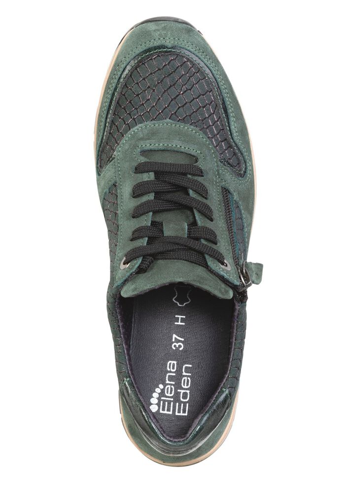 ELENA EDEN Schn&uuml;r-Sneaker mit herausnehmbarem Lederfussbett 