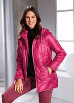 Jacke mit Rei&szlig;verschlusstaschen PINK