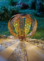 Solarleuchte mit Erdspiess 