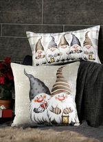 Kissenbezug Wichtel mit Reissverschluss 