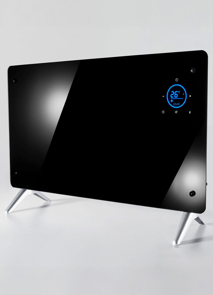 Ultraflaches Glas-Heizpanel mit LED-Display 
