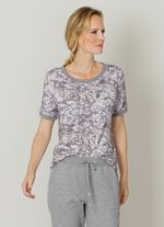 Shirt mit sportiven Rippb&uuml;ndchen 