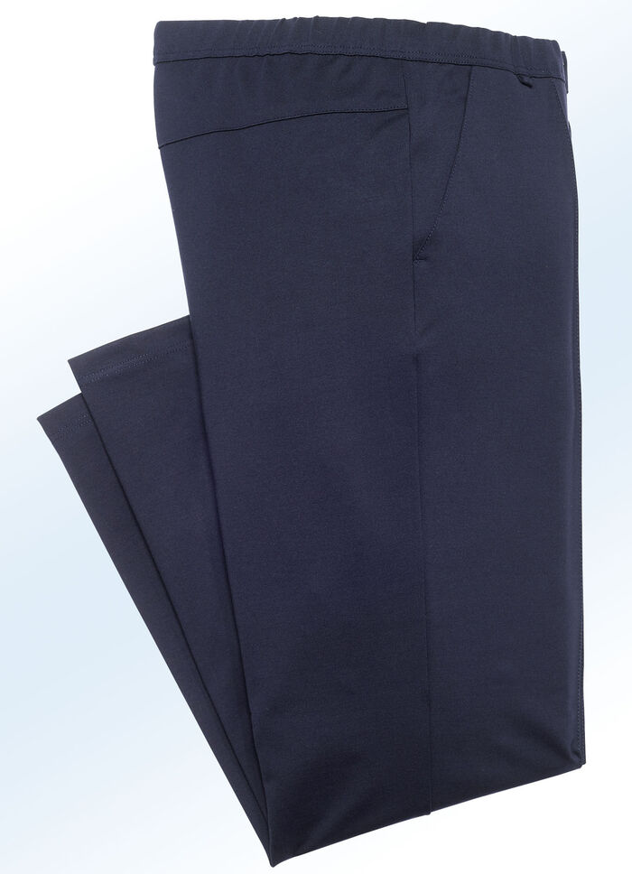 «Klaus Modelle»-Schlupfhose mit breitem Dehnbund in 6 Farben MARINE
