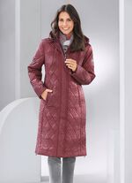 Mantel mit interessantem Stepp KASTANIE