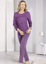 Zweierpack Schlafanzüge mit langen Ärmeln und langer Hose