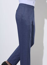 «Klaus Modelle»-Schlupfhose in 3 Farben BLAU MELIERT