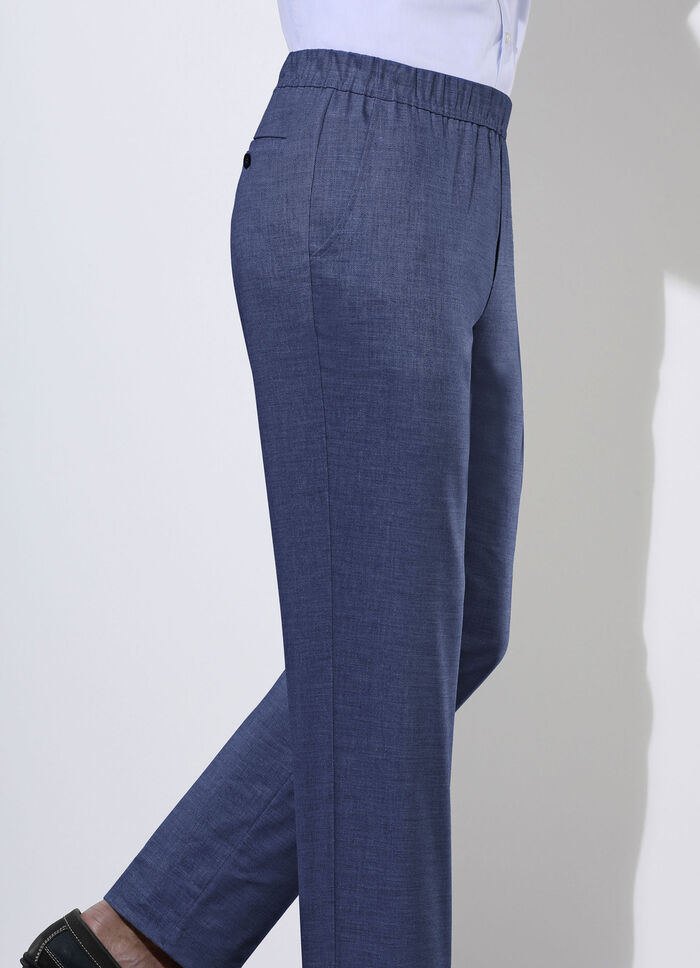«Klaus Modelle»-Schlupfhose in 3 Farben BLAU MELIERT