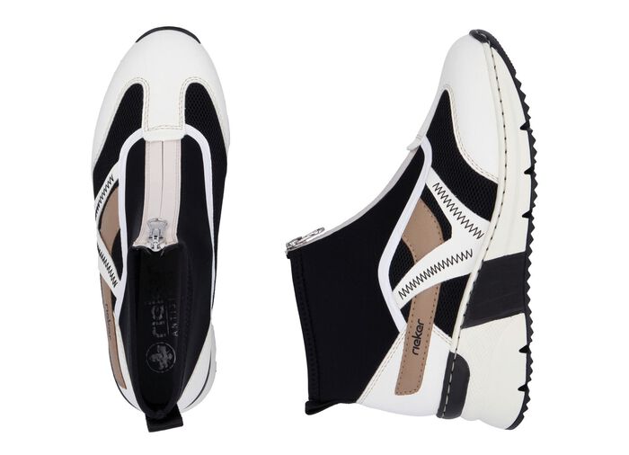 Rieker, stylische Damen-Boots, Weite G, mit herausnehmbarem Fussbett 