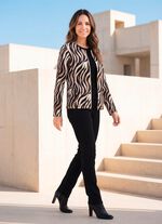 Shirtjacke mit Reissverschluss 