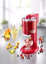 Softeismaschine im nostalgischen Retro-Design 