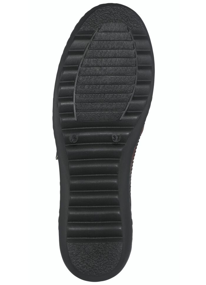 Gemini Slipper aus weichem Rind-Nappaleder BORDEAUX