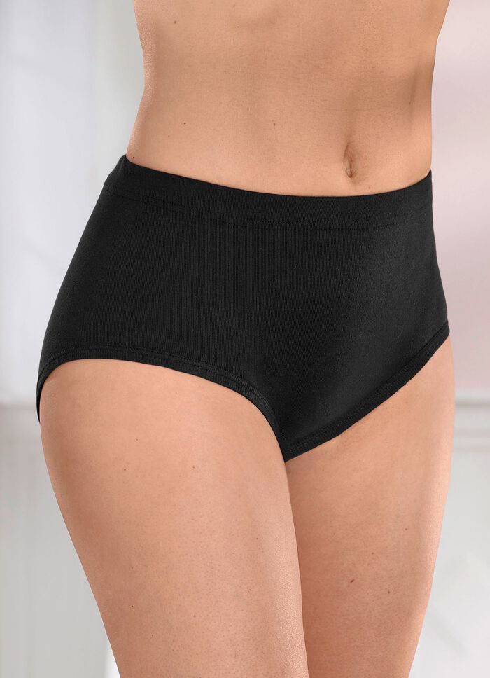 F&uuml;nferpack Slips mit Gummizug im Bund 