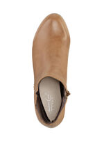 Andrea Conti, trendige Damen-Stiefeletten, mit Reissverschluss COGNAC