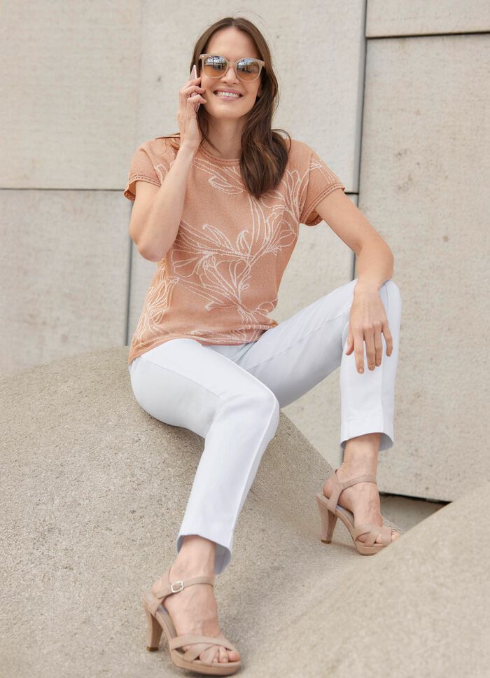 Pullover mit edlem Glitzereffekt 