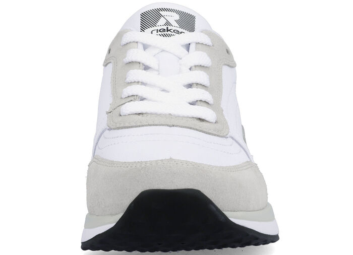 Rieker Sneaker mit interessantem Zebra-Druck WEISS