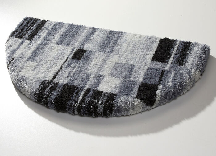 Badgarnitur von Grund mit rutschhemmender Rückseite GRAU