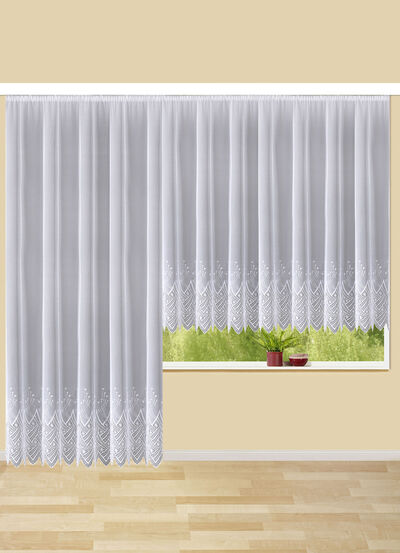 Vorhang Grafik mit Universalschienenband 