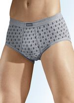 Viererpack Slips aus Feinripp, bunt dessiniert 