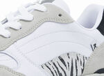 Rieker Sneaker mit interessantem Zebra-Druck WEISS