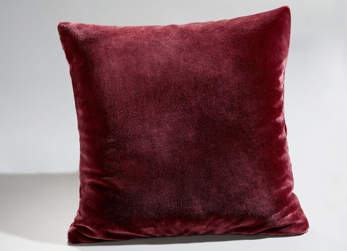Wohndecken und Kissenbezug mit Cashmeere-Touch BORDEAUX