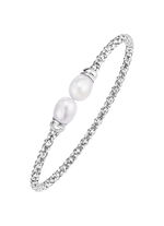 Elastischer Armreif aus Silber 