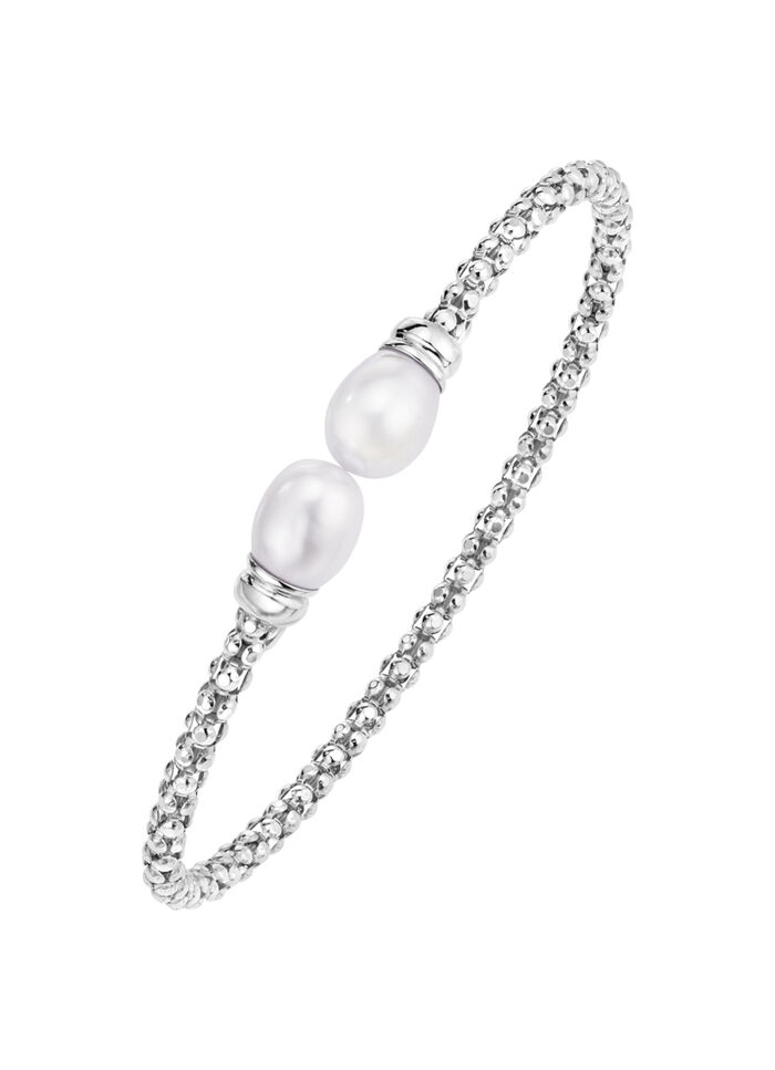 Elastischer Armreif aus Silber 