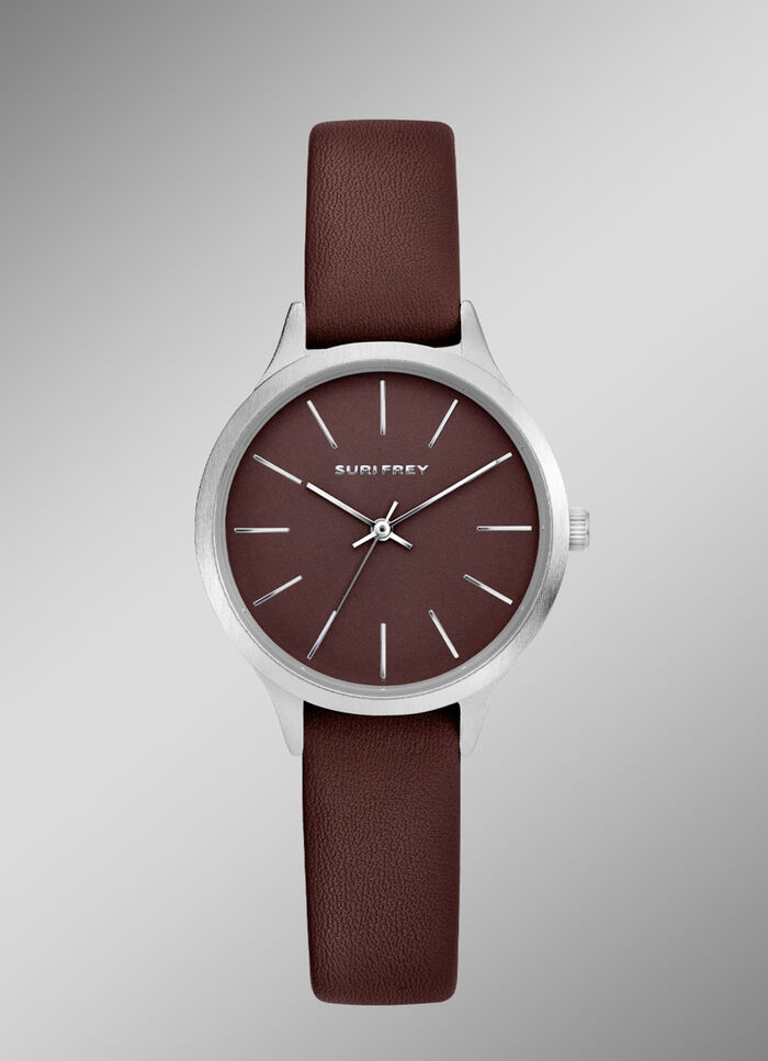 Quartz-Damenuhr mit Metallgehäuse 